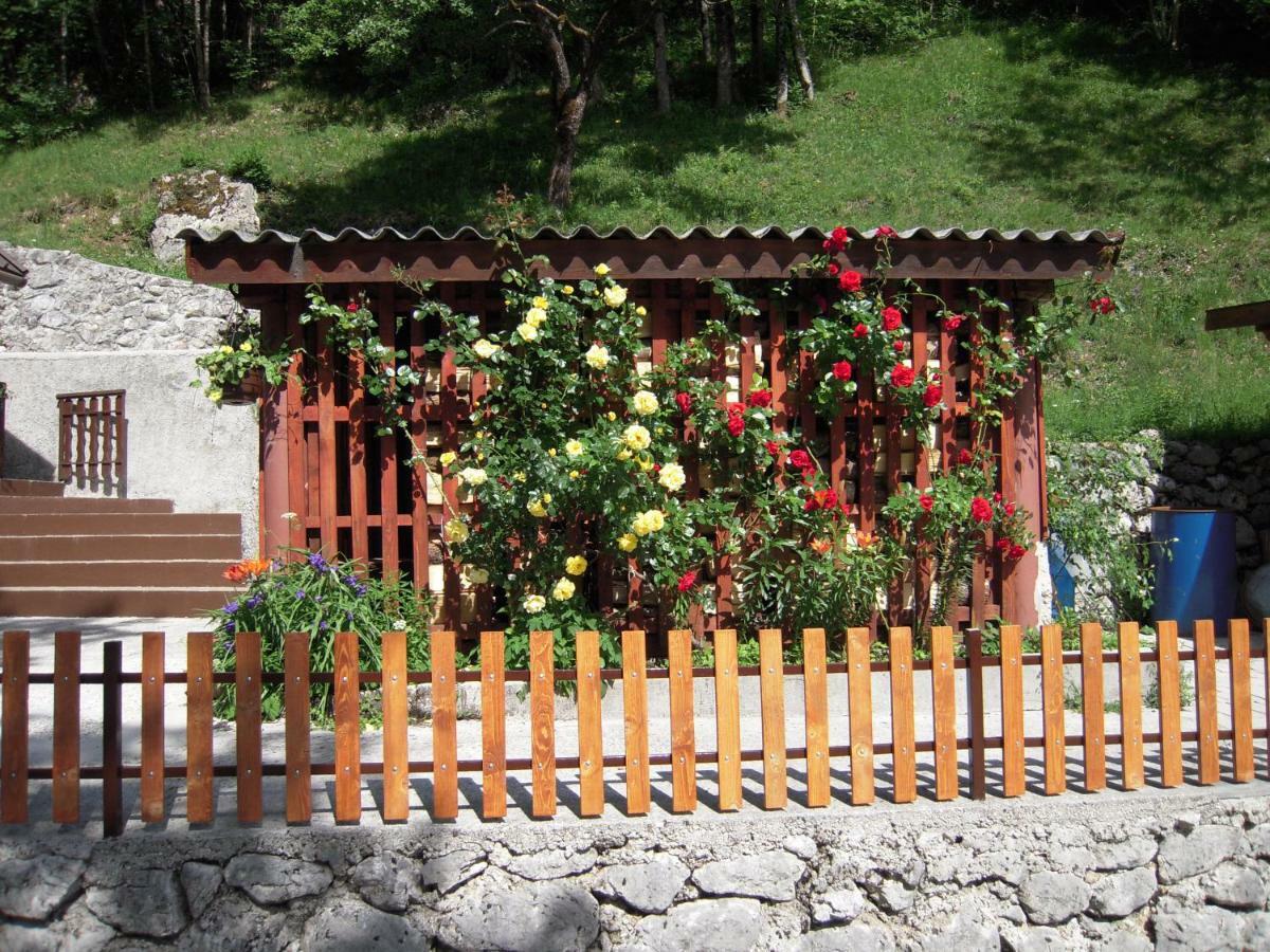 Apartmaji In Sobe Cuder Soča Exterior foto